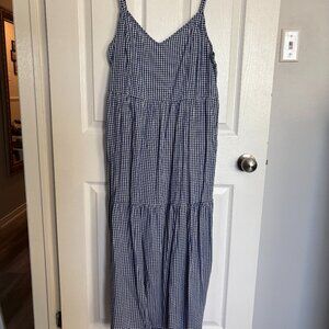 Camisole straps long dress